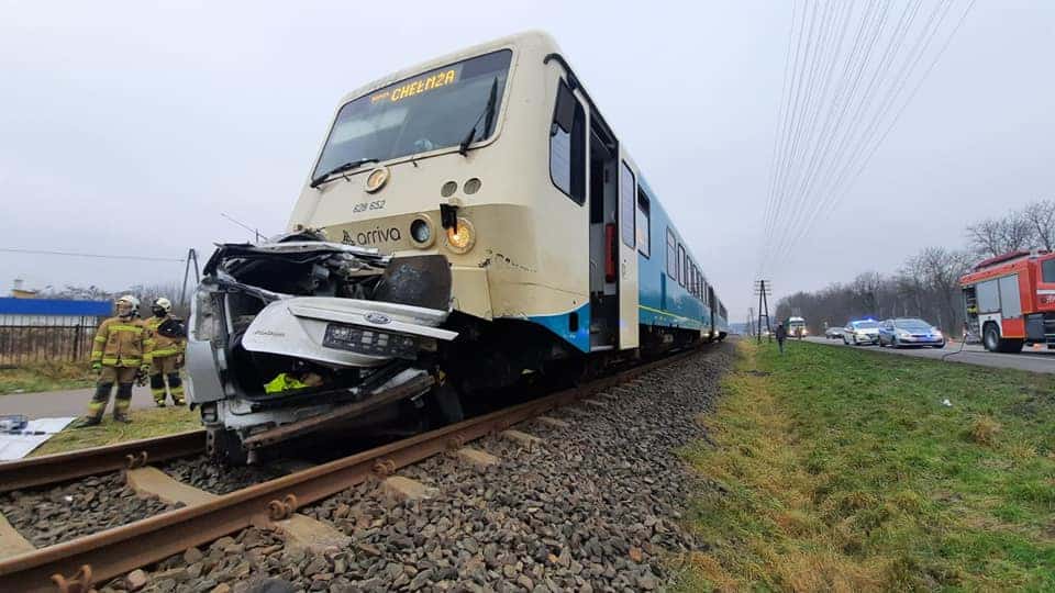Kujawsko-Pomorskie. Kolejne zderzenie samochodu i pociągu